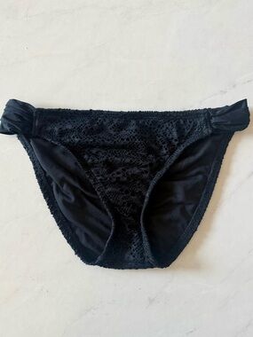 Black Lace Bikini Bottoms